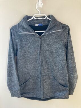 Elle Sport Dark Gray Zip Up Sweater